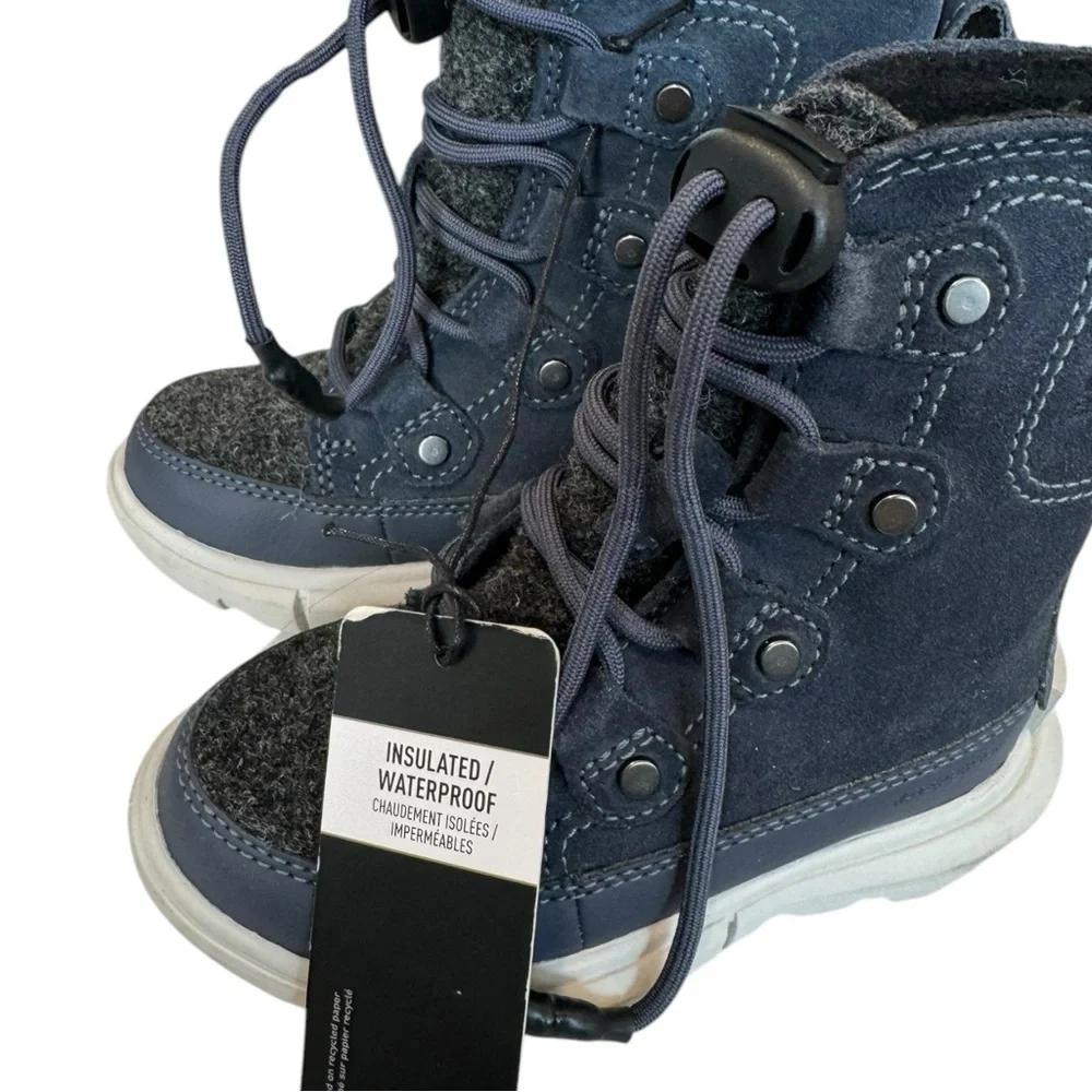 Sorel Kid's Explorer Lace Waterproof Snow Boots Girls‎ Boys 8